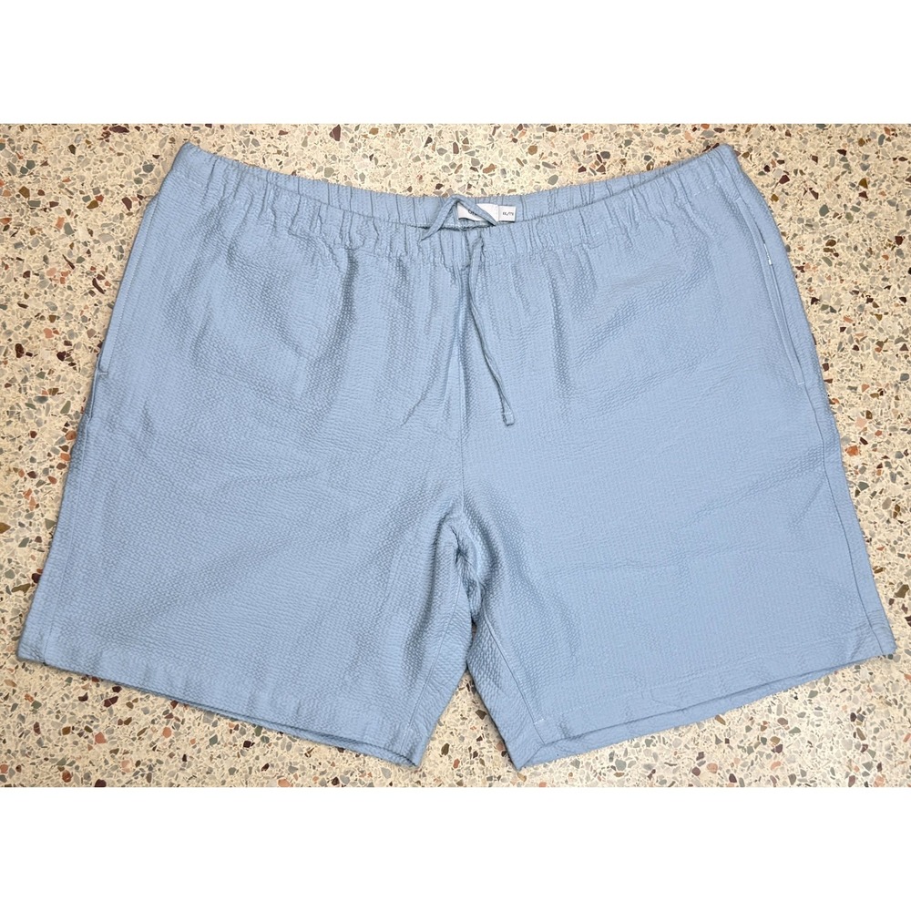 Onia Men's Blue Drawstring Waist Slash Pockets Casual Shorts Size XXL